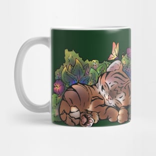 Napping Baby Tiger Mug